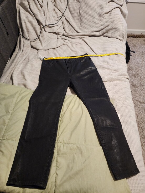 Good American Denim - Size 14/32 Good American Black Metalic Jeans